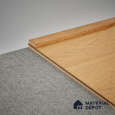 MDF Corner Beading Profile Herringbone PM 00398 B | 8 ft x 18 mm x 12 mm | Compatible for Laminate Wood Floor LF 00298