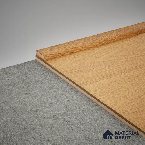 MDF Corner Beading Profile Herringbone PM 00398 B | 8 ft x 18 mm x 12 mm | Compatible for Laminate Wood Floor LF 00298