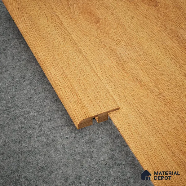 MDF Reducer R Profile Herringbone PM 00398 K | 8 ft x 23 mm x 12 mm | Compatible for Laminate Wood Floor LF 00298