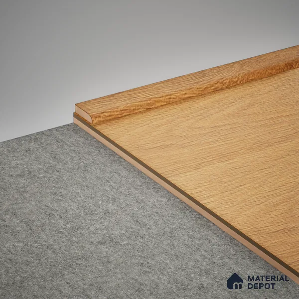 MDF Corner Beading Profile Herringbone PM 00398 | 8 ft x 12 mm x 12 mm | Compatible for Laminate Wood Floor LF 00298