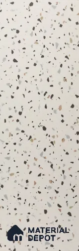 Terrazo Suede Finish Hybrid Vinyl Flooring | VF 00164 K | 3 ft x 1 ft - 3 mm | Suitable For Bedroom, Office & Indoor Sports Area
