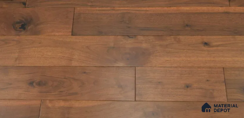 Solid Hardwood Floor SF 00003 B Real Wood Surface American Walnut 36 x 5 inch (910x125 mm) - 18 mm | UV Coating