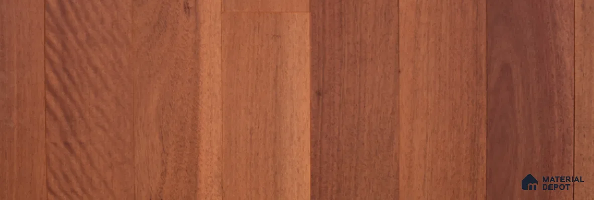 Solid Hardwood Floor SF 00003 F Real Wood Surface Teak 36 x 5 inch (910x122 mm) - 14 mm | UV Coating