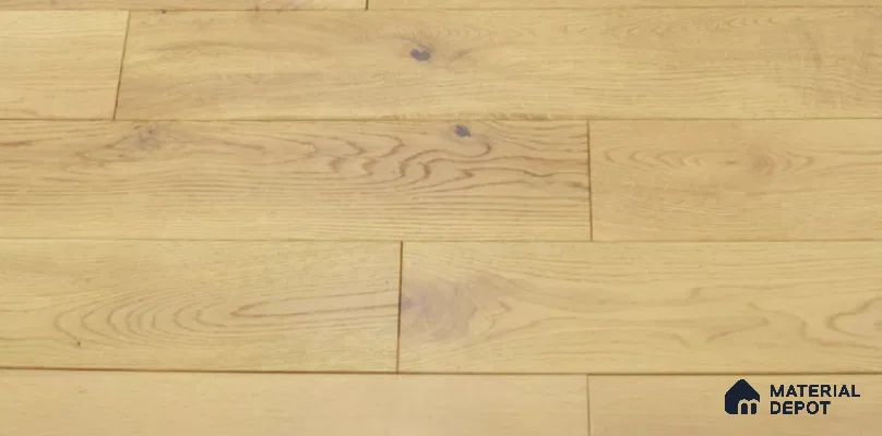 Solid Hardwood Floor SF 00003 D Real Wood Surface White Oak (Natural Oak) 36 x 5 inch (910x125 mm) - 18 mm | UV Coating