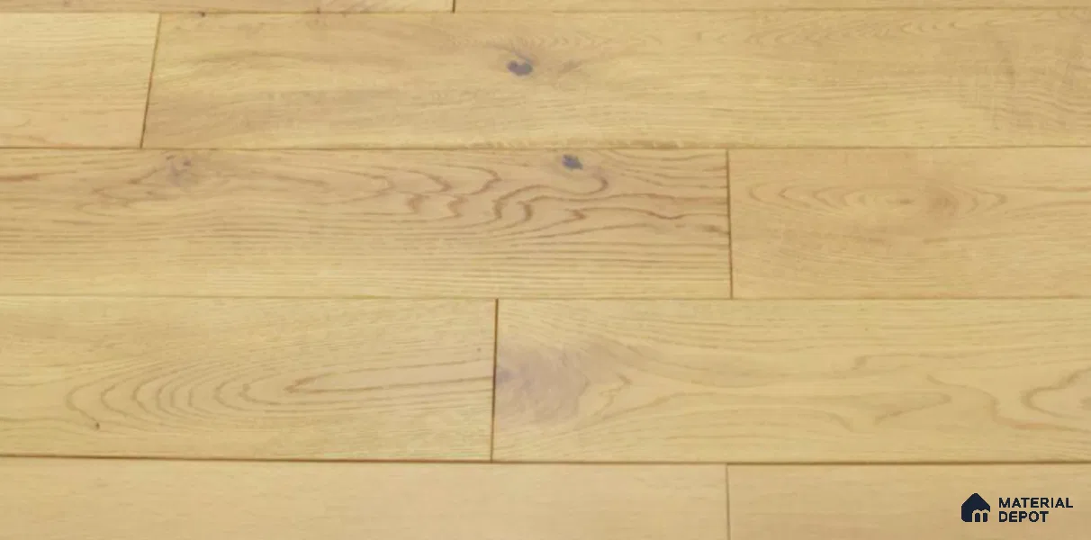 Solid Hardwood Floor SF 00003 D Real Wood Surface White Oak (Natural Oak) 36 x 5 inch (910x125 mm) - 18 mm | UV Coating