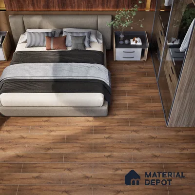 HDF Laminate Wood Floor EIR Finish Aqua Lock LF 00283 | 4 ft x 8 inch x 8 mm | AC4 Grade | Arc Click With Wax Coating | U Groove | Water Proof | Suitable for Flooring, Living Room, Bedroom