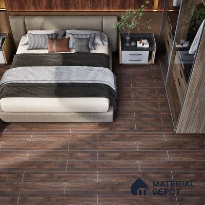 HDF Laminate Wood Floor EIR Finish Aqua Lock LF 00285 | 4 ft x 8 inch x 8 mm | AC4 Grade | Arc Click With Wax Coating | U Groove | Water Proof | Suitable for Flooring, Living Room, Bedroom