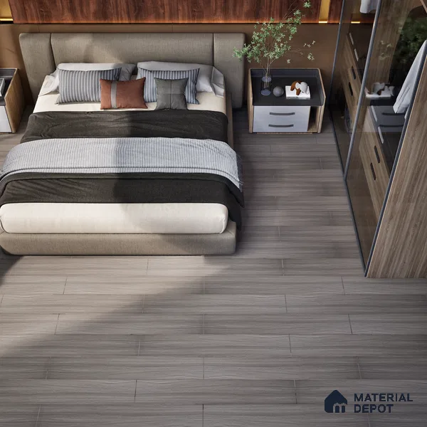 HDF Laminate Wood Floor EIR Finish Aqua Lock LF 00287 | 4 ft x 8 inch x 8 mm | AC4 Grade | Arc Click With Wax Coating | U Groove | Water Proof | Suitable for Flooring, Living Room, Bedroom