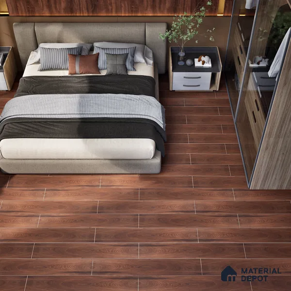 HDF Laminate Wood Floor EIR Finish Aqua Lock LF 00290 | 4 ft x 8 inch x 8 mm | AC4 Grade | Arc Click With Wax Coating | U Groove | Water Proof | Suitable for Flooring, Living Room, Bedroom