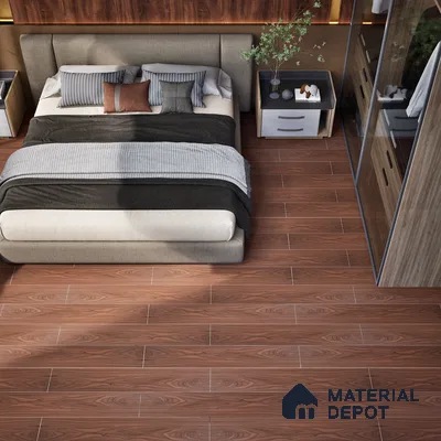 HDF Laminate Wood Floor EIR Finish Aqua Lock LF 00292 | 4 ft x 8 inch x 8 mm | AC4 Grade | Arc Click With Wax Coating | U Groove | Water Proof | Suitable for Flooring, Living Room, Bedroom