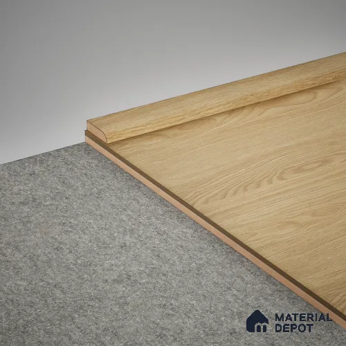 WPC Corner Beading Profile Stone Core TF 00001 C | 8 ft x 18 mm x 12 mm | Compatible for SPC Floor SP 00064