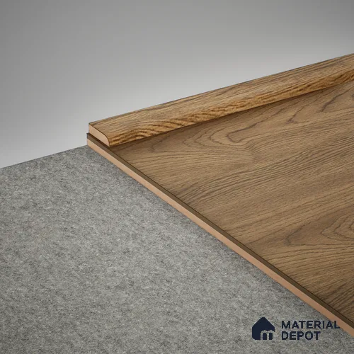 WPC Corner Beading Profile Stone Core TF 00002 | 8 ft x 12 mm x 12 mm | Compatible for SPC Floor SP 00065
