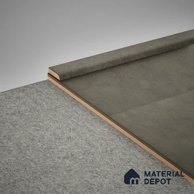 WPC Corner Beading Profile Stone Core TF 00004 D | 8 ft x 25 mm x 12 mm | Compatible for SPC Floor SP 00067