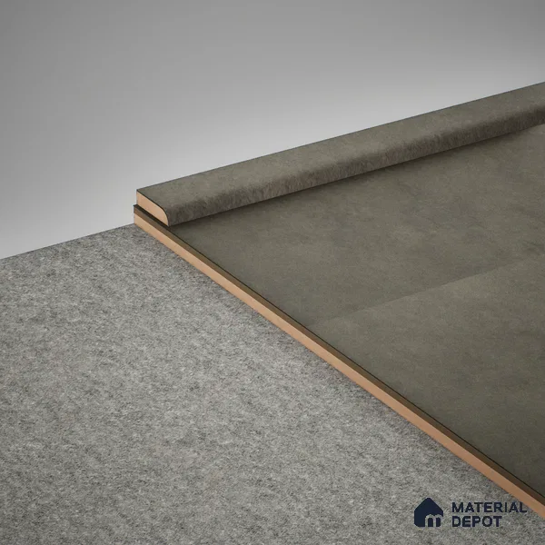 WPC Corner Beading Profile Stone Core TF 00004 D | 8 ft x 25 mm x 12 mm | Compatible for SPC Floor SP 00067