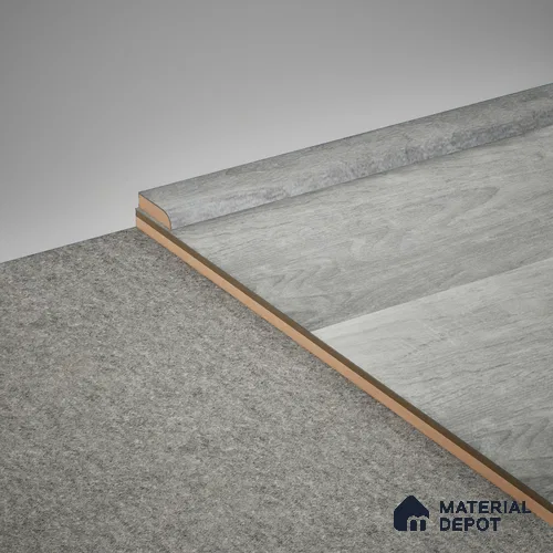 WPC Corner Beading Profile Stone Core TF 00005 C | 8 ft x 18 mm x 12 mm | Compatible for SPC Floor SP 00068