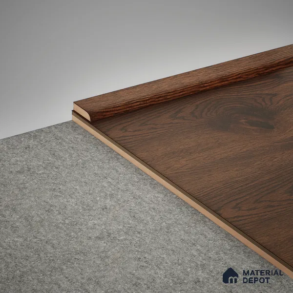 WPC Corner Beading Profile Stone Core TF 00007 B | 8 ft x 16 mm x 12 mm | Compatible for SPC Floor SP 00070