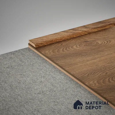 WPC Corner Beading Profile Stone Core TF 00008 B | 8 ft x 16 mm x 12 mm | Compatible for SPC Floor SP 00071
