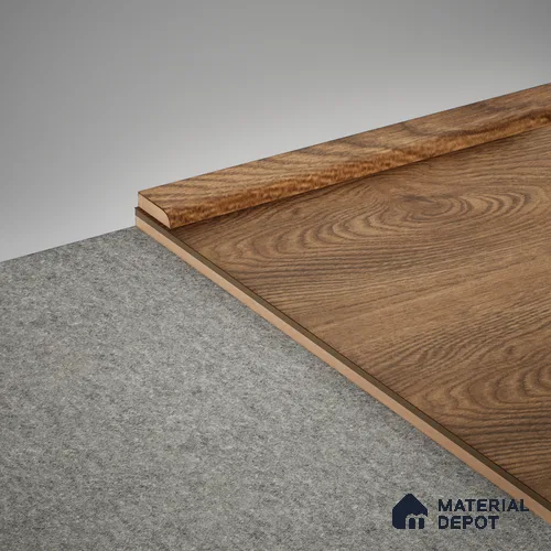 WPC Corner Beading Profile Stone Core TF 00008 B | 8 ft x 16 mm x 12 mm | Compatible for SPC Floor SP 00071