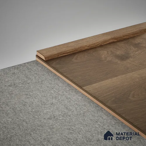 WPC Corner Beading Profile Stone Core TF 00009 C | 8 ft x 18 mm x 12 mm | Compatible for SPC Floor SP 00072