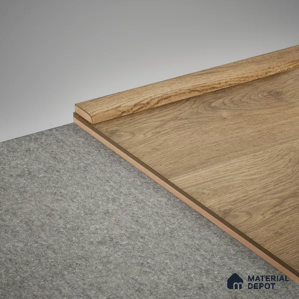 WPC Corner Beading Profile Stone Core TF 00010 B | 8 ft x 16 mm x 12 mm | Compatible for SPC Floor SP 00073