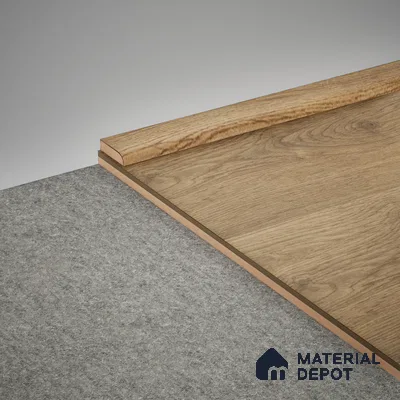 WPC Corner Beading Profile Stone Core TF 00010 C | 8 ft x 18 mm x 12 mm | Compatible for SPC Floor SP 00073