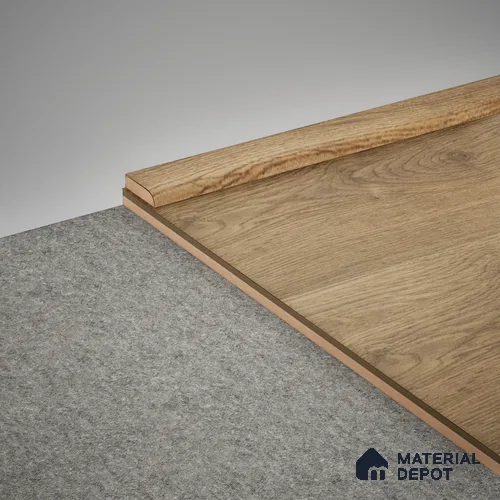 WPC Corner Beading Profile Stone Core TF 00010 C | 8 ft x 18 mm x 12 mm | Compatible for SPC Floor SP 00073