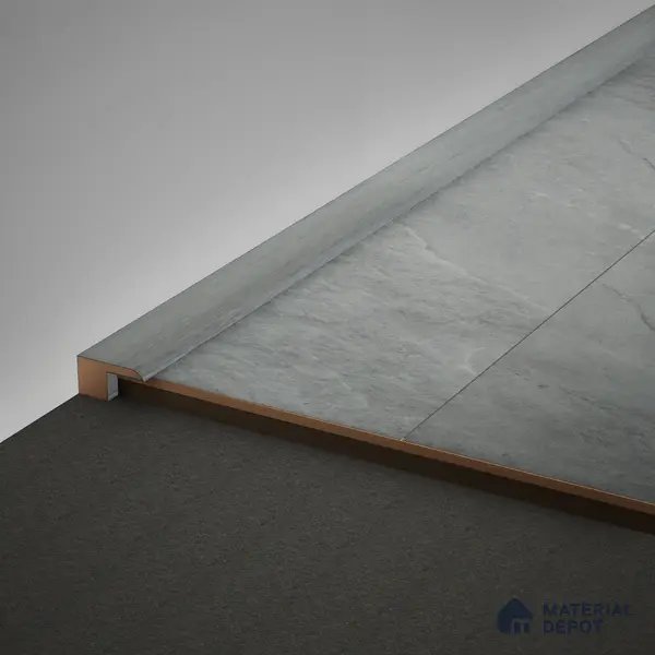 WPC Edge Profile Stone Core TF 00429 G | 8 ft x 37 mm x 12 mm | Compatible for SPC Floor VF 00123