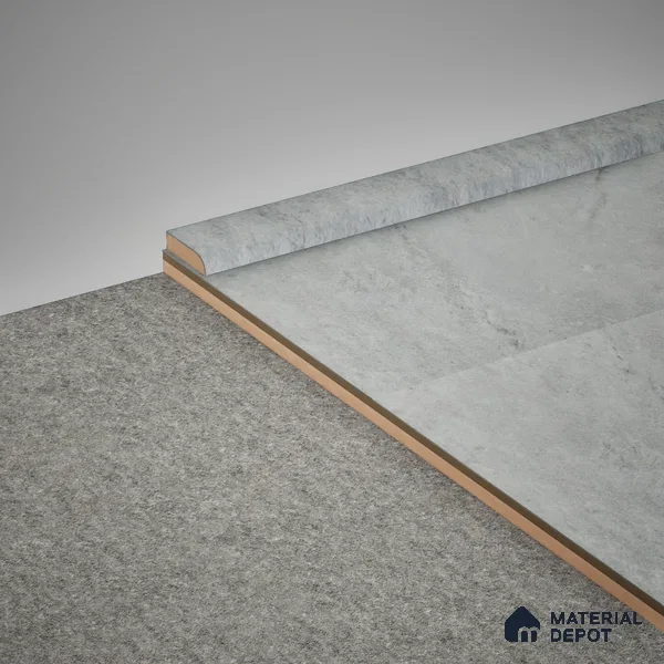 WPC Corner Beading Profile Stone Core TF 00011 | 8 ft x 12 mm x 12 mm | Compatible for SPC Floor SP 00074