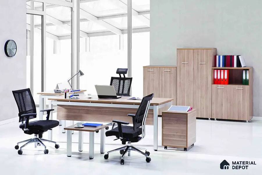 3390 Brown Teak 2440x1830 mm Prelam BSL Exterior Particle Board - 12 mm