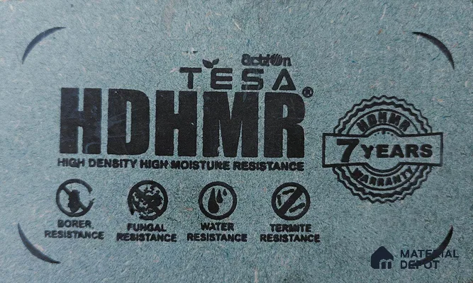 Action Tesa 8 ft x 4 ft  HDHMR Board - 8 mm