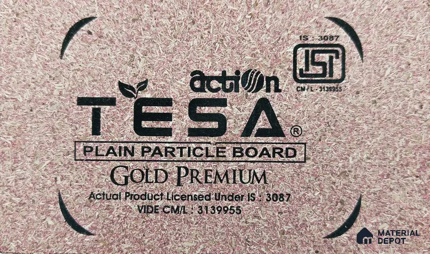 Gold Premium 2440x1830 mm Exterior Grade Plain Particle Board - 12 mm