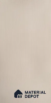 Sandshell Beige Fluted Solid Color LM 13657 8 ft x 4 ft Texture Finish Decorative Laminate - 1.25 mm | Suitable for TV Unit,Wardrobe, Kitchen Cabinets
