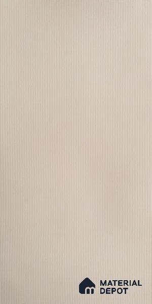 Sandshell Beige Fluted Solid Color LM 13657 8 ft x 4 ft Texture Finish Decorative Laminate - 1.25 mm | Suitable for TV Unit,Wardrobe, Kitchen Cabinets