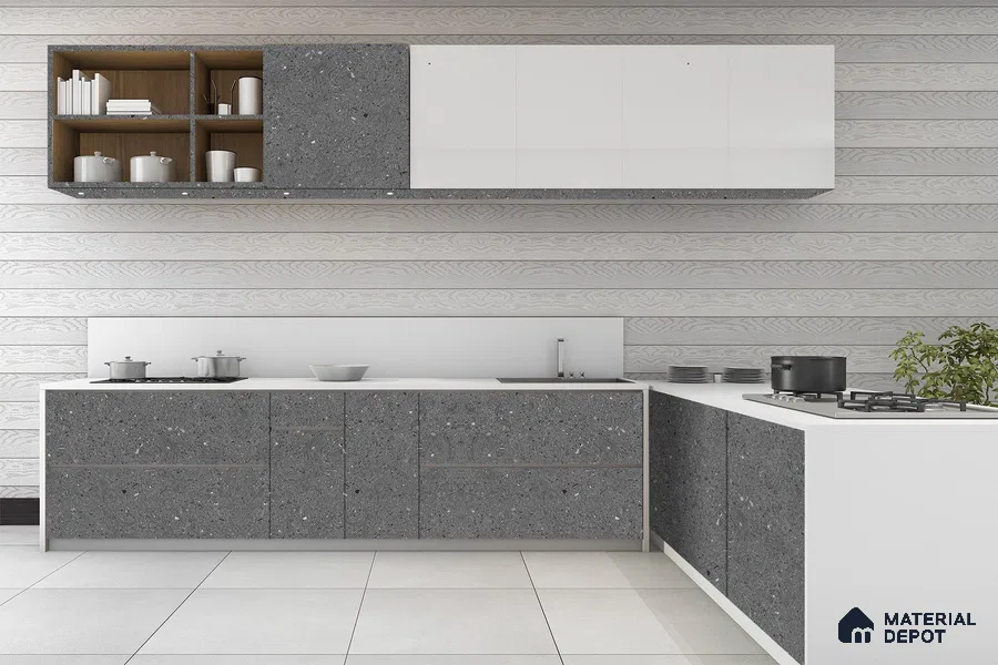 Stone Look 3797 ROK 8 ft x 4 ft Texture Finish Decorative Laminate - 1 mm | Suitable for TV Unit, Wardrobe, Kitchen Cabinets