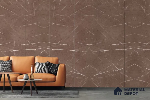 Stone Look 3743 ROK 8 ft x 4 ft Texture Finish Decorative Laminate - 1 mm | Suitable for TV Unit, Wardrobe, Kitchen Cabinets