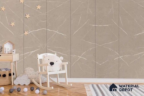 Stone Look 3742 ROK 8 ft x 4 ft Texture Finish Decorative Laminate - 1 mm | Suitable for TV Unit, Wardrobe, Kitchen Cabinets