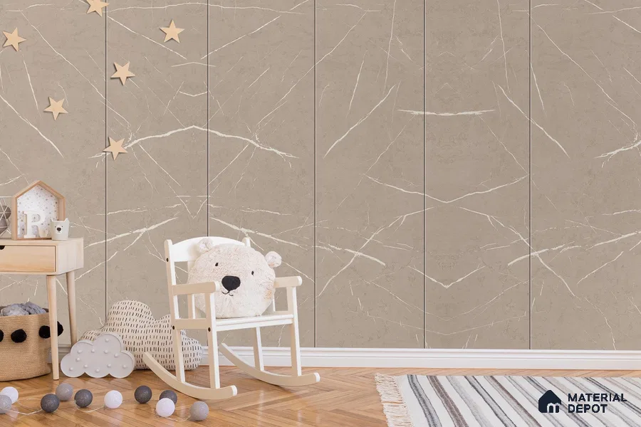 Stone Look 3742 ROK 8 ft x 4 ft Texture Finish Decorative Laminate - 1 mm | Suitable for TV Unit, Wardrobe, Kitchen Cabinets