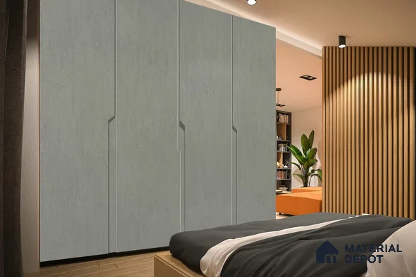 Grey Cement Look 3793 SBF 8 ft x 4 ft Texture Finish Decorative Laminate - 1 mm | Suitable for TV Unit, Wardrobe, Kitchen Cabinets