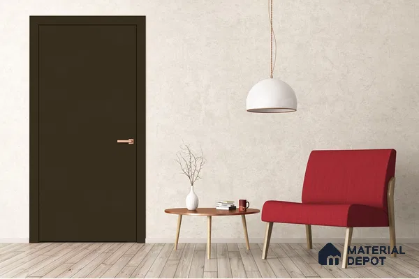 Brown Solid Colors Look 3651 NGL 8 ft x 4 ft High Gloss Finish Decorative Laminate - 1 mm | Suitable for Living Room, Kitchen, Office
