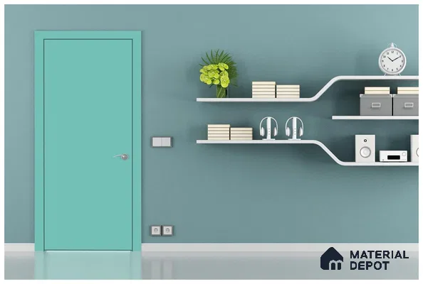 Green Solid Colors Look 3572 NGL 8 ft x 4 ft High Gloss Finish Decorative Laminate - 1 mm | Suitable for Living Room, Kitchen, Office