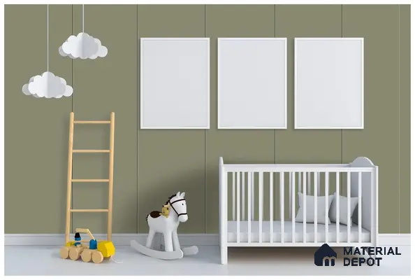 Grey Solid Colors Look 3561 NGL 8 ft x 4 ft High Gloss Finish Decorative Laminate - 1 mm | Suitable for Living Room, Kitchen, Office