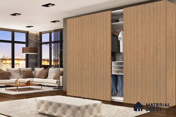 Wooden Look 3296 NGL 8 ft x 4 ft High Gloss Finish Decorative Laminate - 1 mm | Suitable for TV Unit, Wardrobe, Kitchen Cabinets