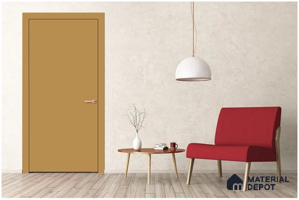 Brown Solid Colors Look 3605 NGL 8 ft x 4 ft High Gloss Finish Decorative Laminate - 1 mm | Suitable for Living Room, Kitchen, Office