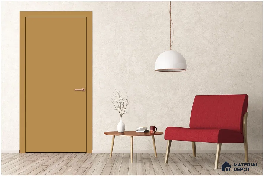 Brown Solid Colors Look 3605 NGL 8 ft x 4 ft High Gloss Finish Decorative Laminate - 1 mm | Suitable for Living Room, Kitchen, Office