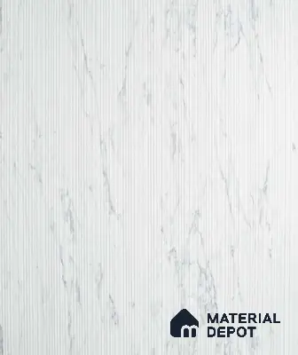 Marble Fluted LM 18349 8 ft x 4 ft Texture Finish Decorative Laminate - 1.25 mm | Suitable for TV Unit,Wardrobe, Kitchen Cabinets