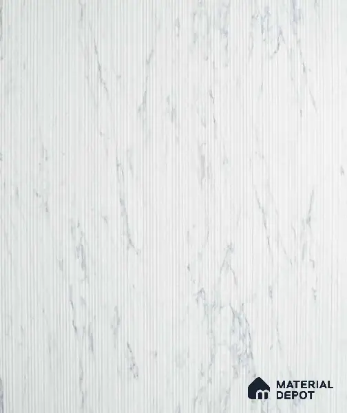 Marble Fluted LM 18349 8 ft x 4 ft Texture Finish Decorative Laminate - 1.25 mm | Suitable for TV Unit,Wardrobe, Kitchen Cabinets