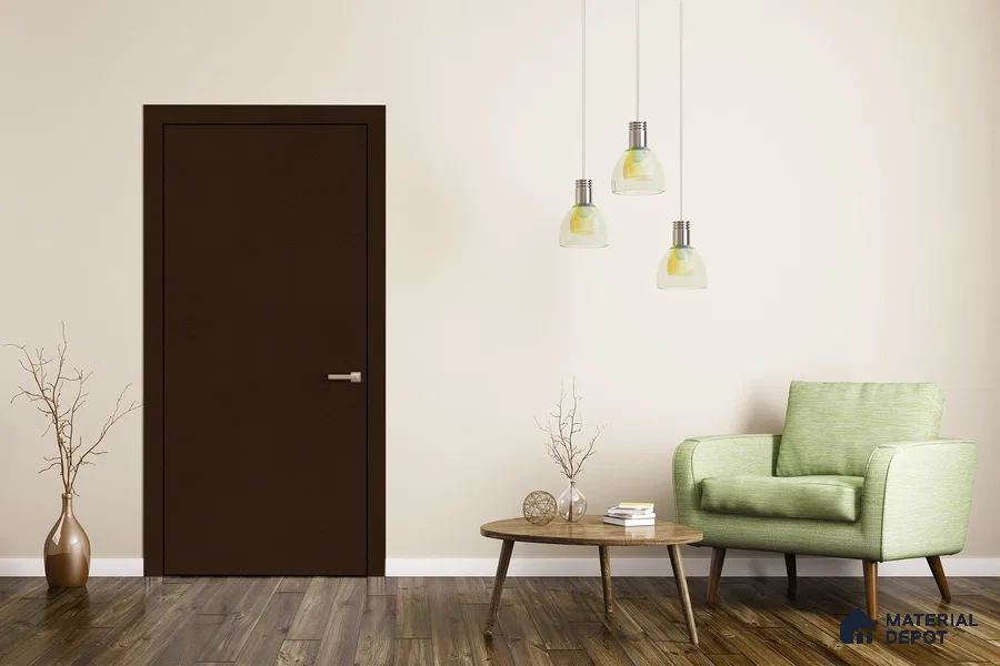 Brown Solid Colors Look 3711 RSO 8 ft x 4 ft Super Matte Finish Decorative Laminate - 1 mm | Suitable for Living Room, Kitchen, Office