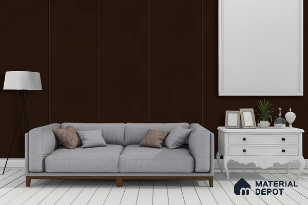 Brown Solid Colors Look 3711 RSO 8 ft x 4 ft Super Matte Finish Decorative Laminate - 1 mm | Suitable for Living Room, Kitchen, Office