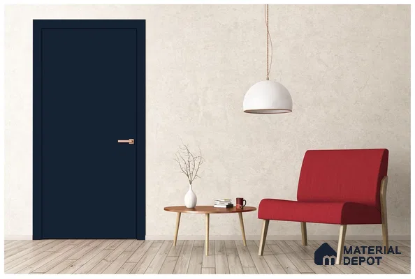 Blue Solid Colors Look 3586 RSO 8 ft x 4 ft Super Matte Finish Decorative Laminate - 1 mm | Suitable for Living Room, Kitchen, Office