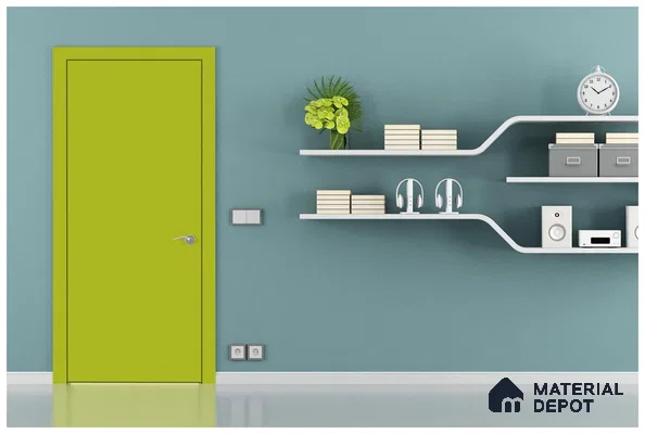Green Solid Colors Look 3580 RSO 8 ft x 4 ft Super Matte Finish Decorative Laminate - 1 mm | Suitable for Living Room, Kitchen, Office